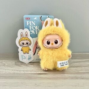 Pop Mart The Monsters Pin for Love Vinyl Plush Pendant (N-Z) - Letter P
